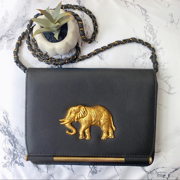 Handbags - Vintage Gold Elephant Purse